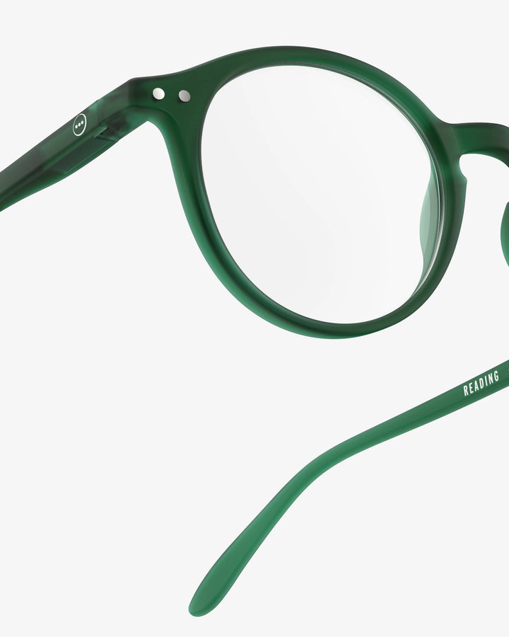 #D Reading Glasses - green