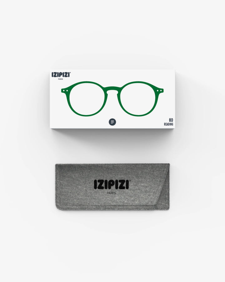 #D Reading Glasses - green
