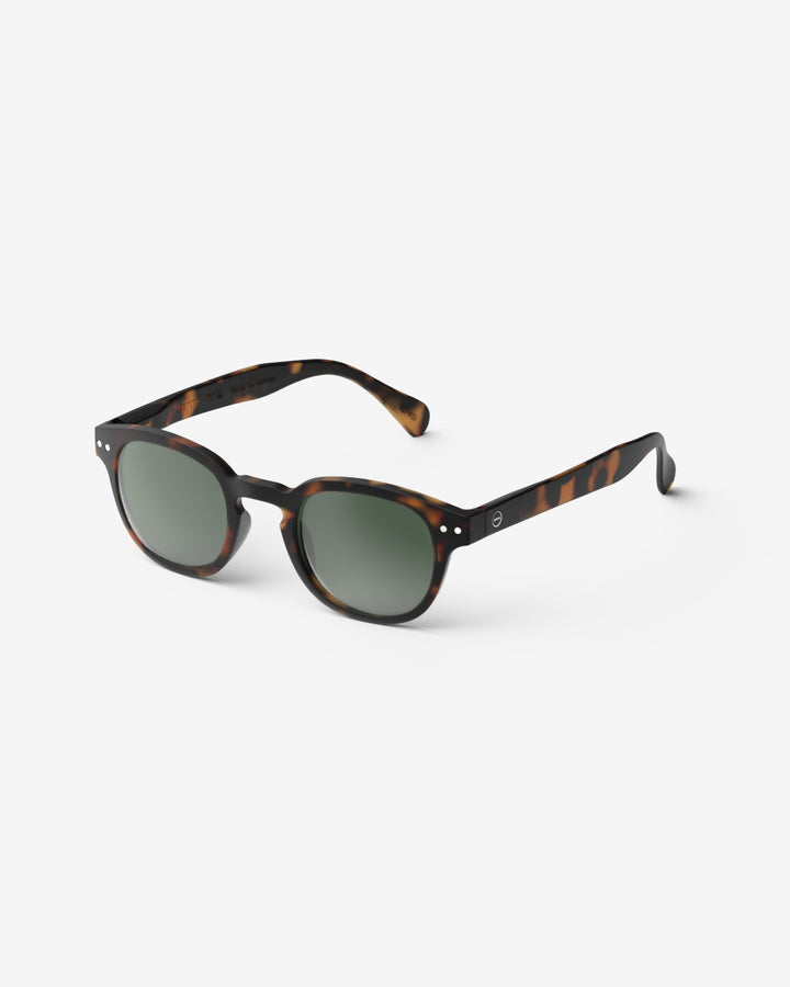 #C Sun Glasses - Tortoise green Lenses