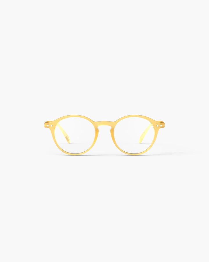 #D Reading Glasses - yellow honey