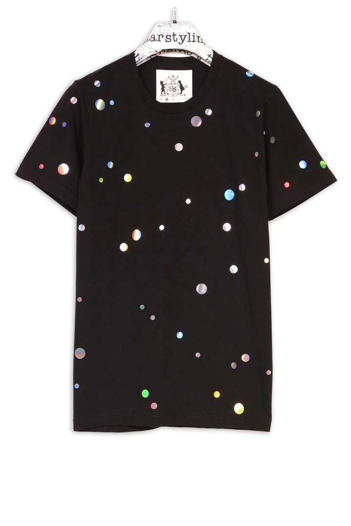 T-Shirt "BLACK HOLO" - black