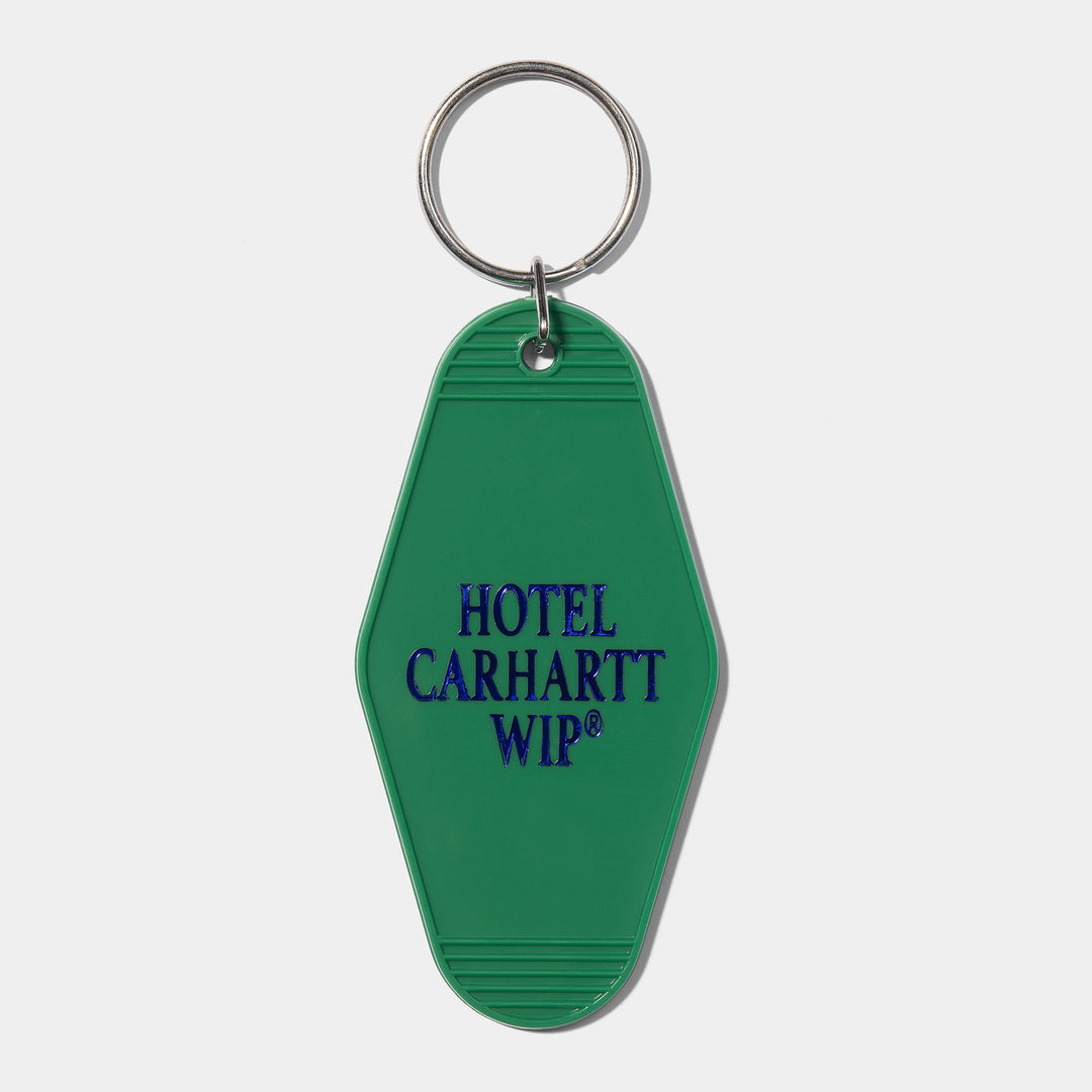 Hotel Keys Keychain - green aura