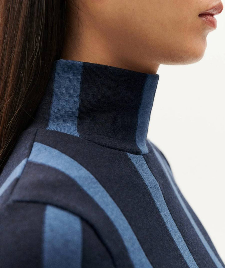 ELLEN TOP - navy dark heritage