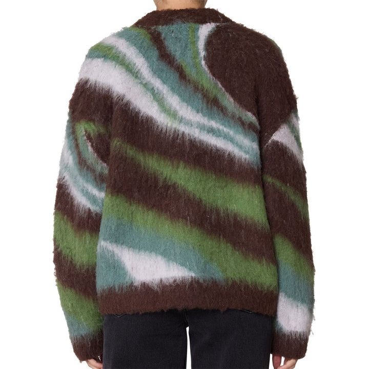 DELIRIUM CARDIGAN - BROWN MULTI