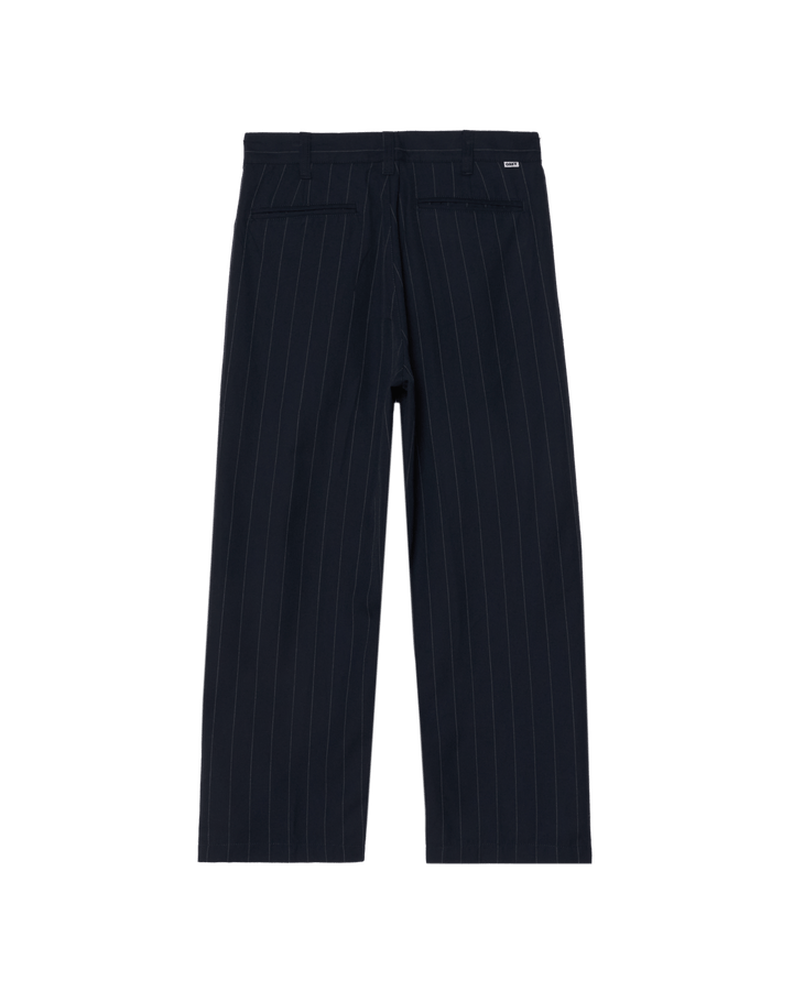 DEAN STRIPE PLEATED PANT - MIDNIGHT NAVY MULTI