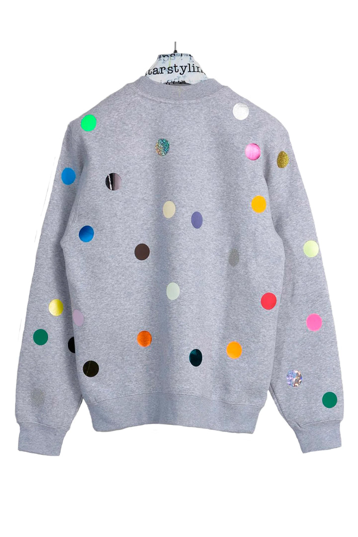 Sweater"Dots"- grey