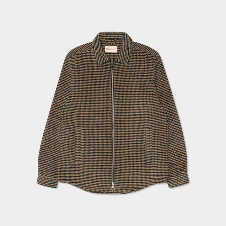 Zipped Overshirt - green