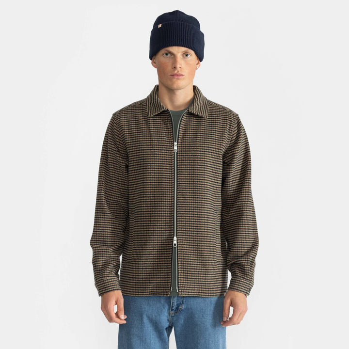 Zipped Overshirt - green