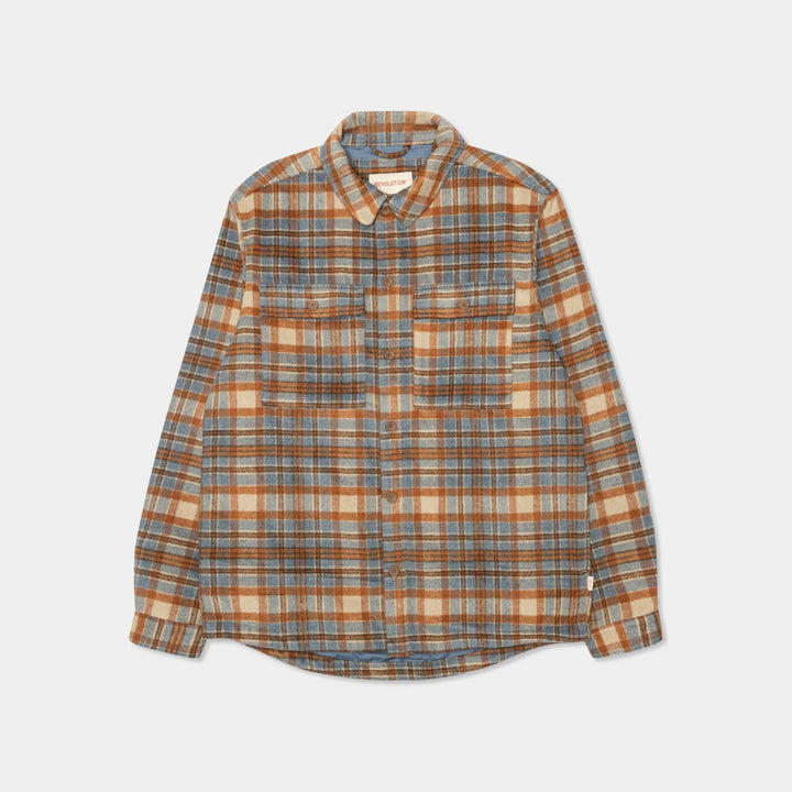 Lined Overshirt - dustblue