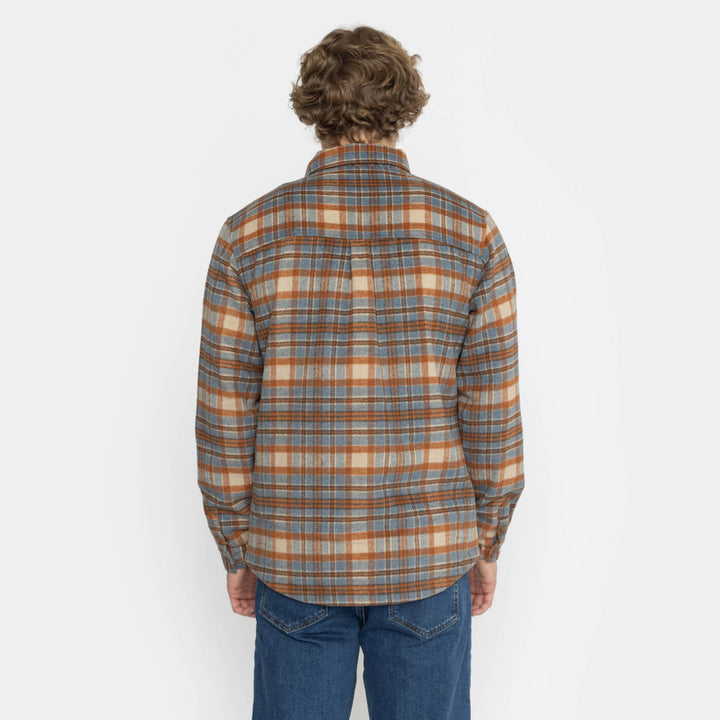 Lined Overshirt - dustblue
