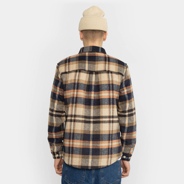 Lined Overshirt - lightbrown