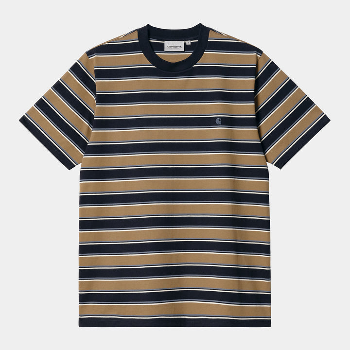 S/S Leone T-Shirt - Leone Stripe/Bufallo