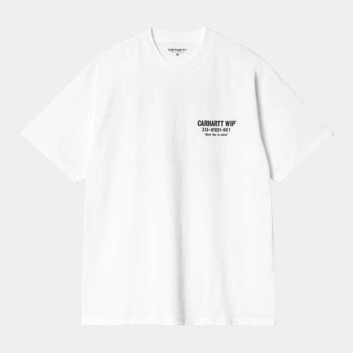 S/S Less Troubles T-Shirt - white