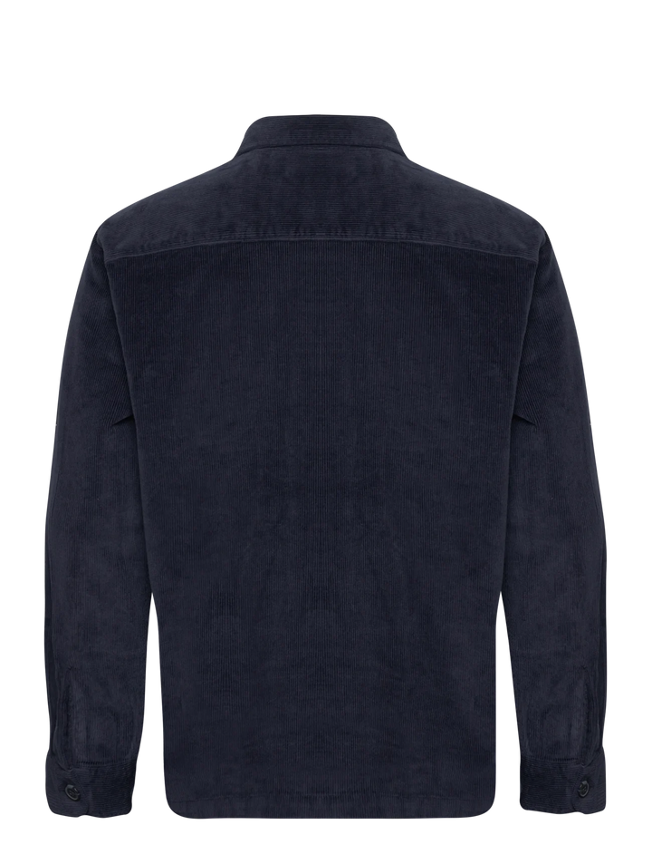 SLHLOOSE-DAN CORD OVERSHIRT - navy