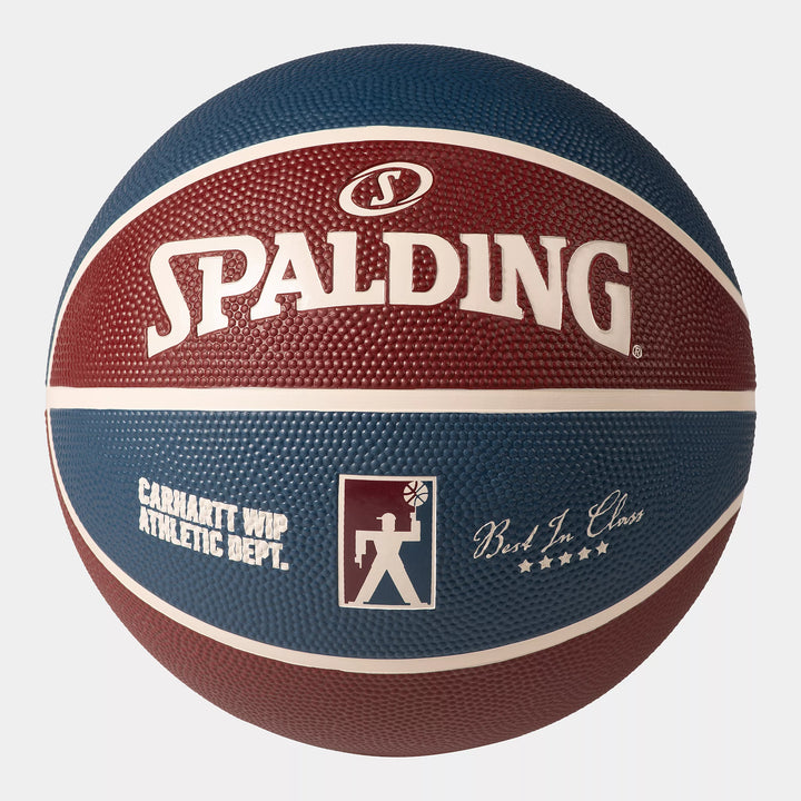 Spalding for Carhartt WIP Basketball Rubber Mulberry, Dusky Blue / Naturel --- One Size Fits All