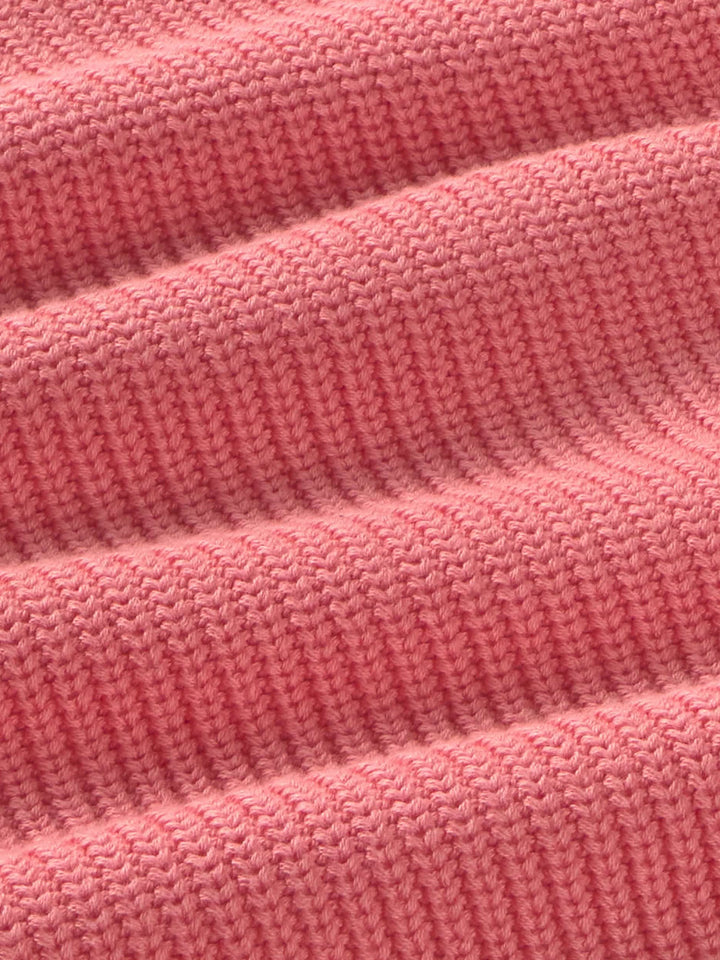 CARMEN KNITTED SWEATER - CORAL PINK