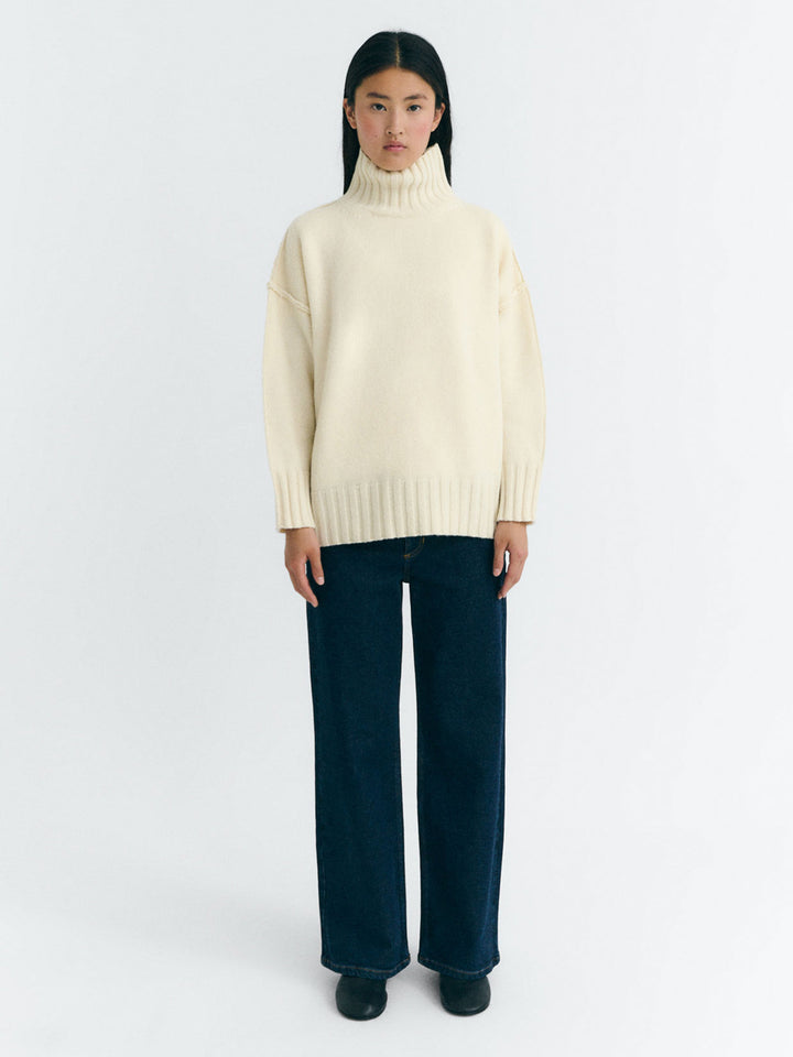 ECRU IMOGEN KNITTED SWEATER