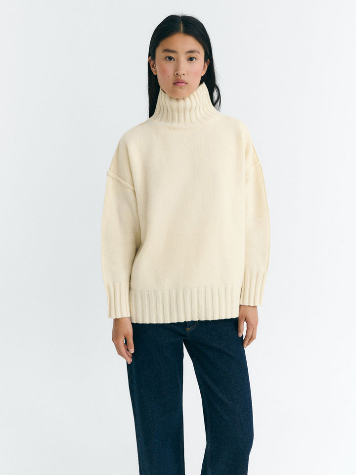 ECRU IMOGEN KNITTED SWEATER