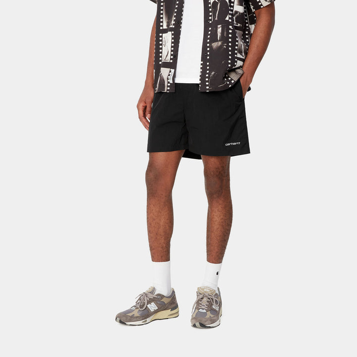 Tobes Swim Trunks - black white