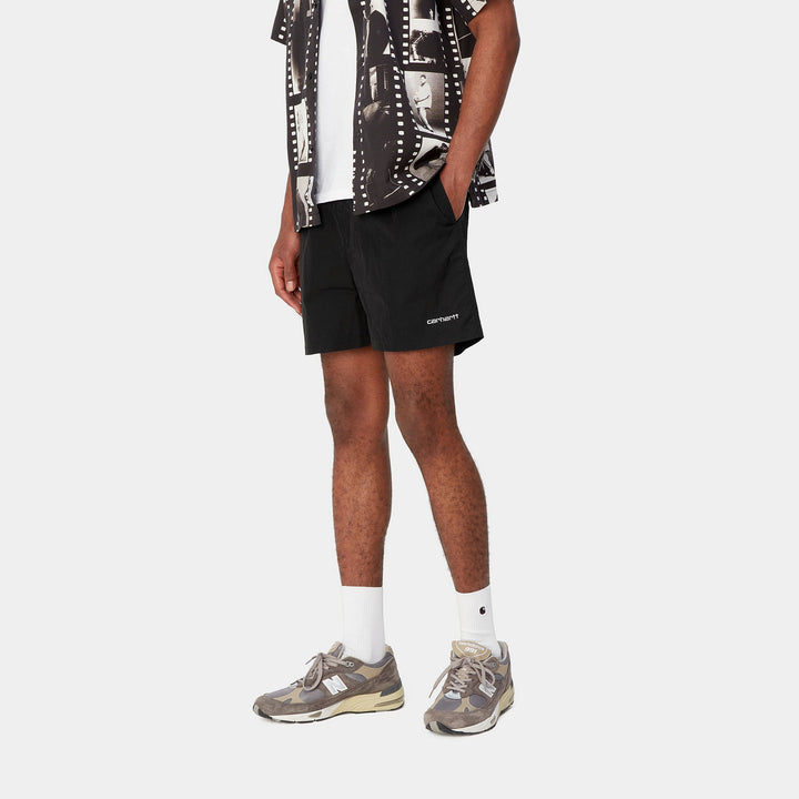 Tobes Swim Trunks - black white