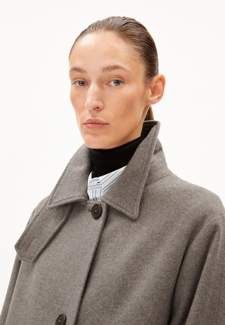 Vaanoise wool - dark caramel melange