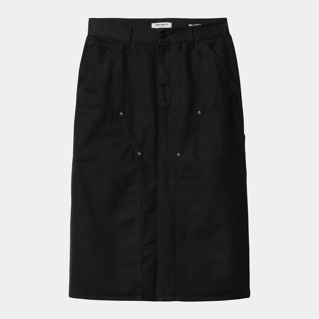 Double Knee Skirt - black