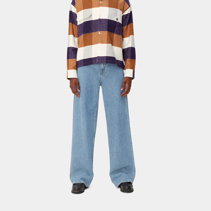 W' Jane Pant - blue heavy stone wash