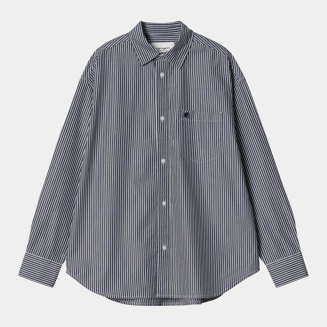 W' L/S Arvin Shirt 100 % Cotton Arvin Stripe