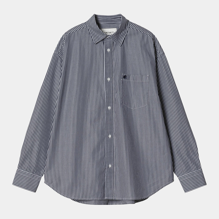 W' L/S Arvin Shirt 100 % Cotton Arvin Stripe