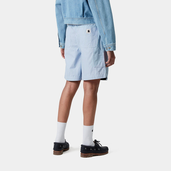 W' Nota Short 100 % Cotton Bova Stripe, Bluebird