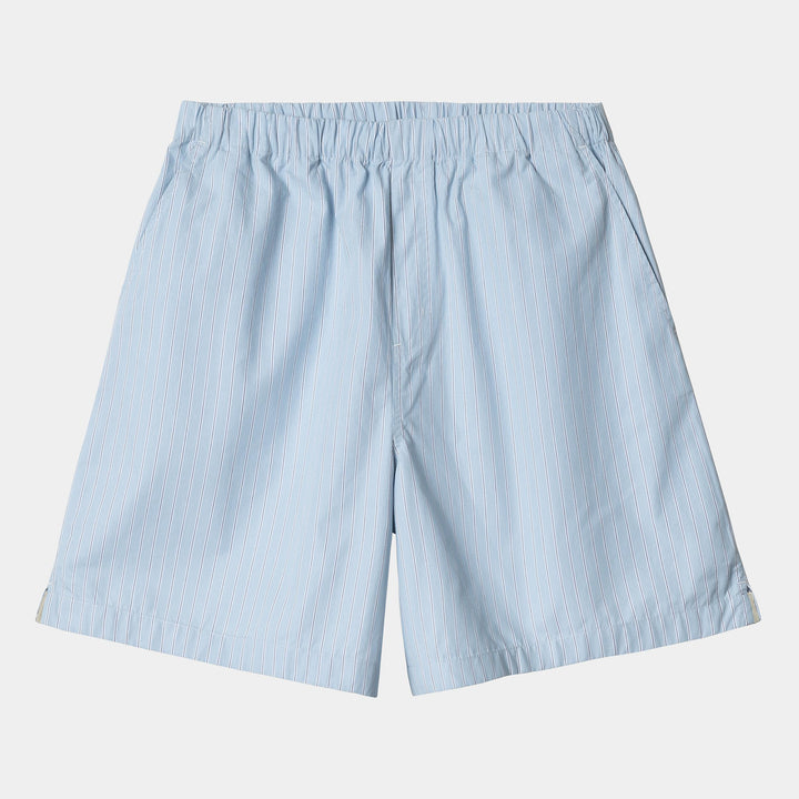 W' Nota Short 100 % Cotton Bova Stripe, Bluebird