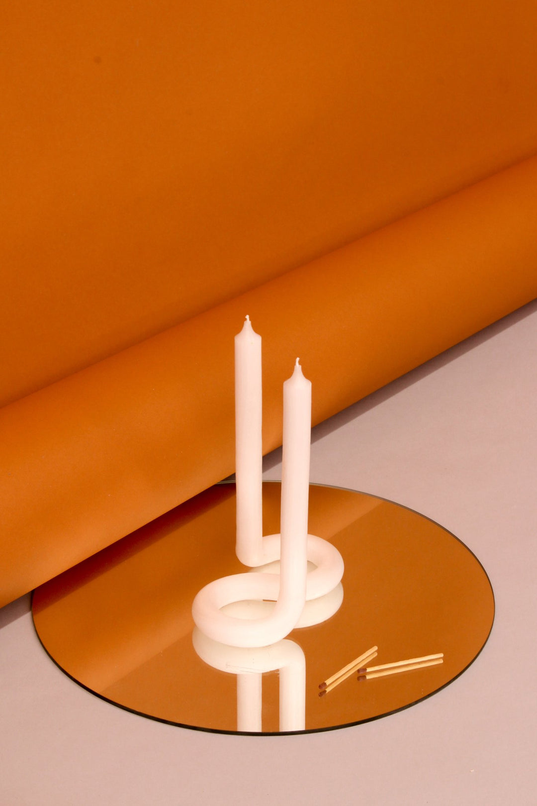 Twist Candle - White