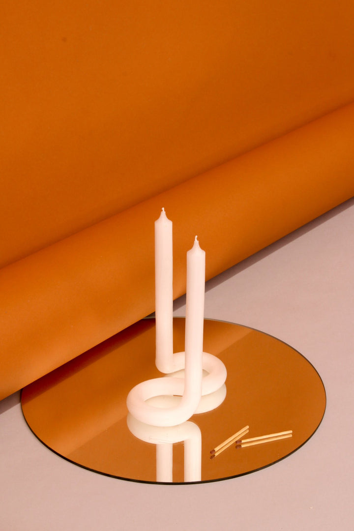 Twist Candle - White