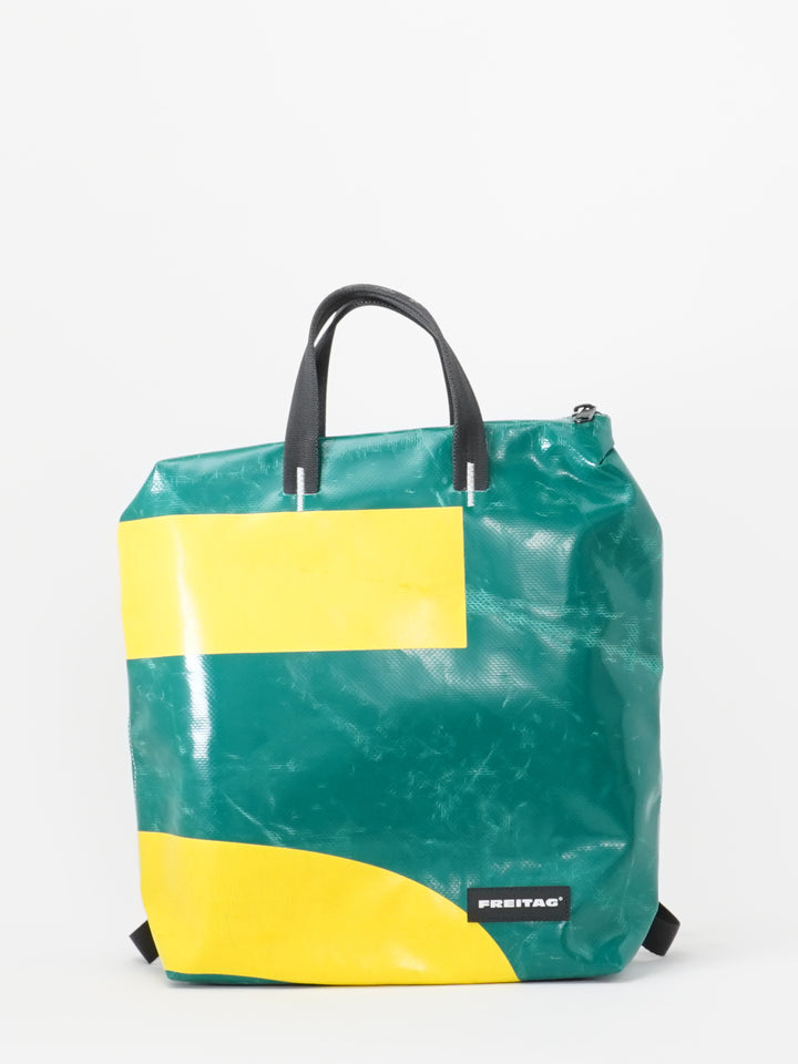 F201 Pete - green/yellow FREITAG Alltagstasche