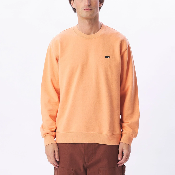 Timeless Recycled Heavy Crew - coral