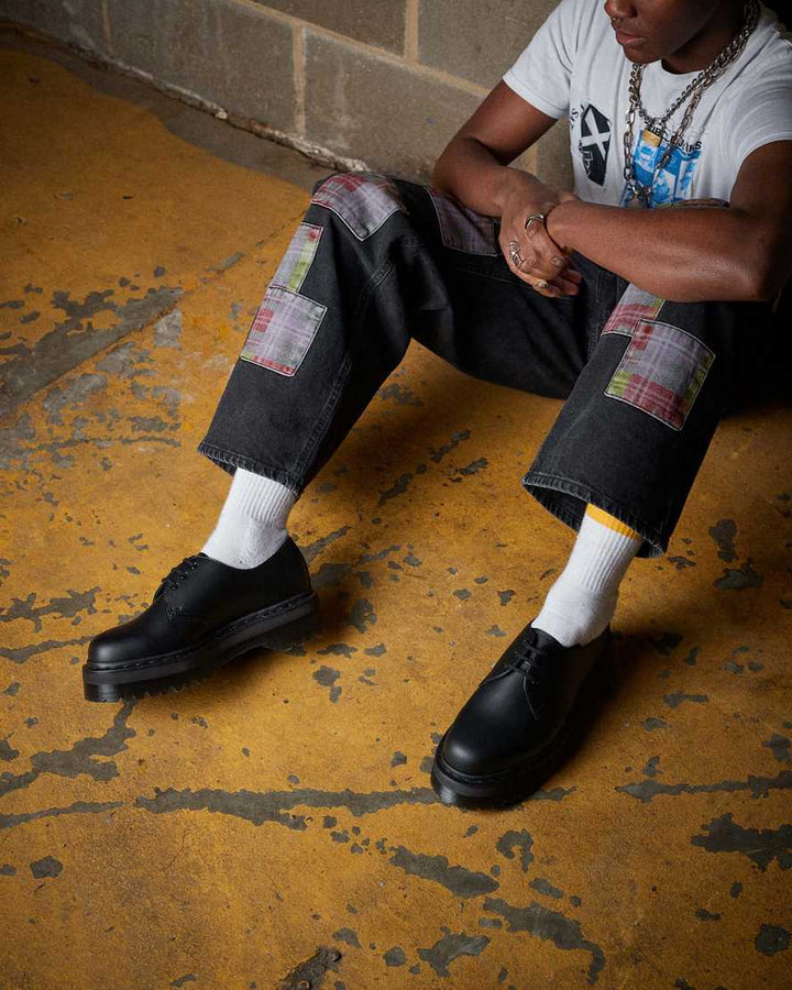 Vegan 1461 Quad Mono - black