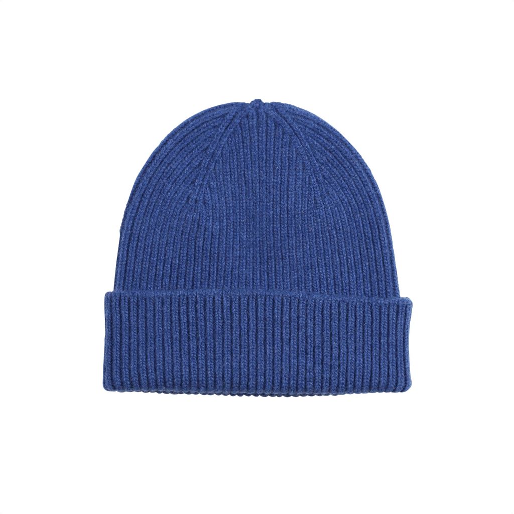 Merino Wool Beanie - Royal Blue