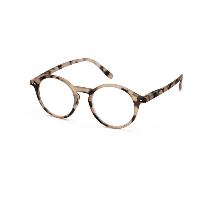 #D Reading Glasses - Light Tortoise