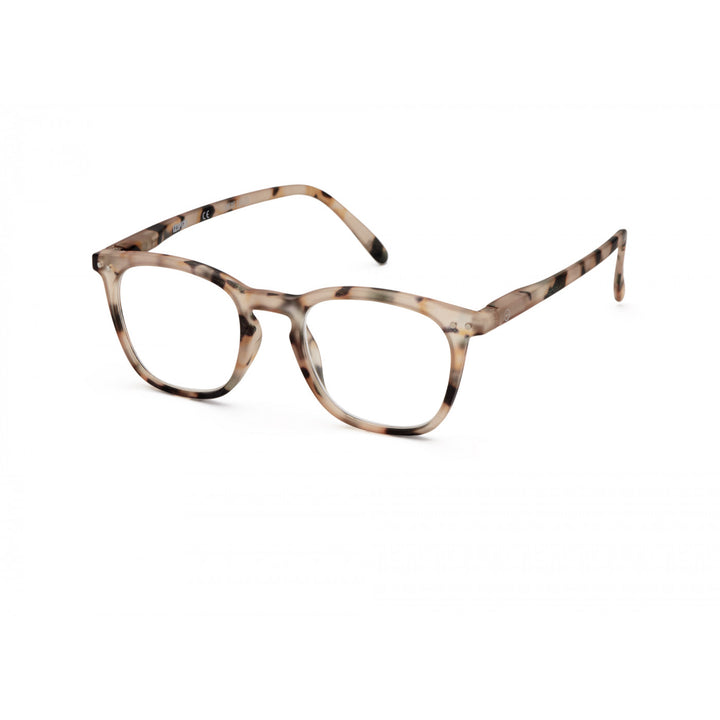 #E Reading Glasses - Light Tortoise