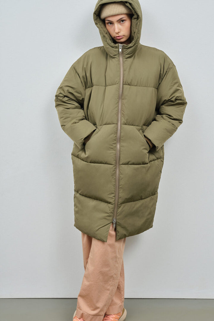Elphin Puffer Coat - olive