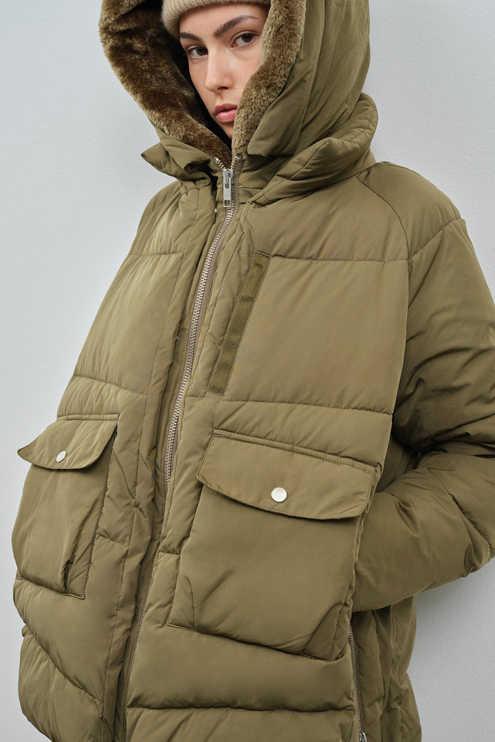 Lyndon Puffer Jacket - olive