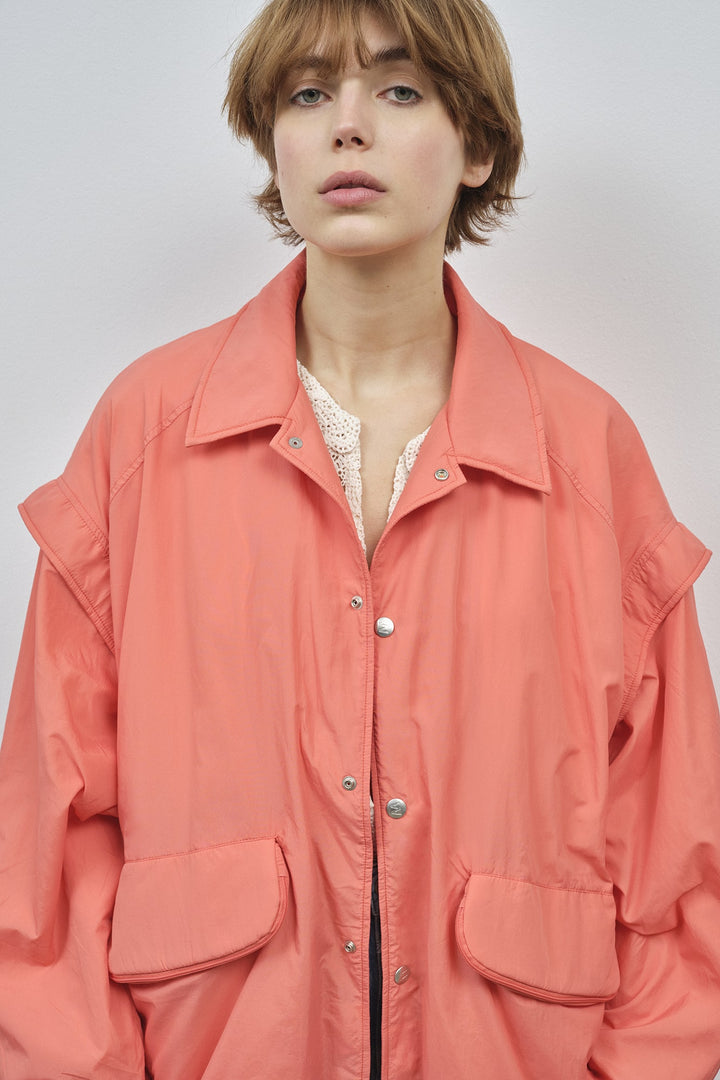 Nin Coach Jacket - grenadine