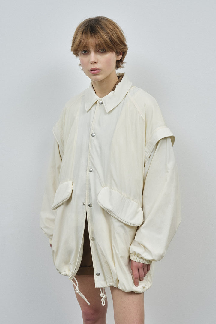 Nin Coach Jacket - off white