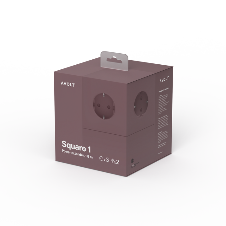 Square 1 USB Version - Rusty Red