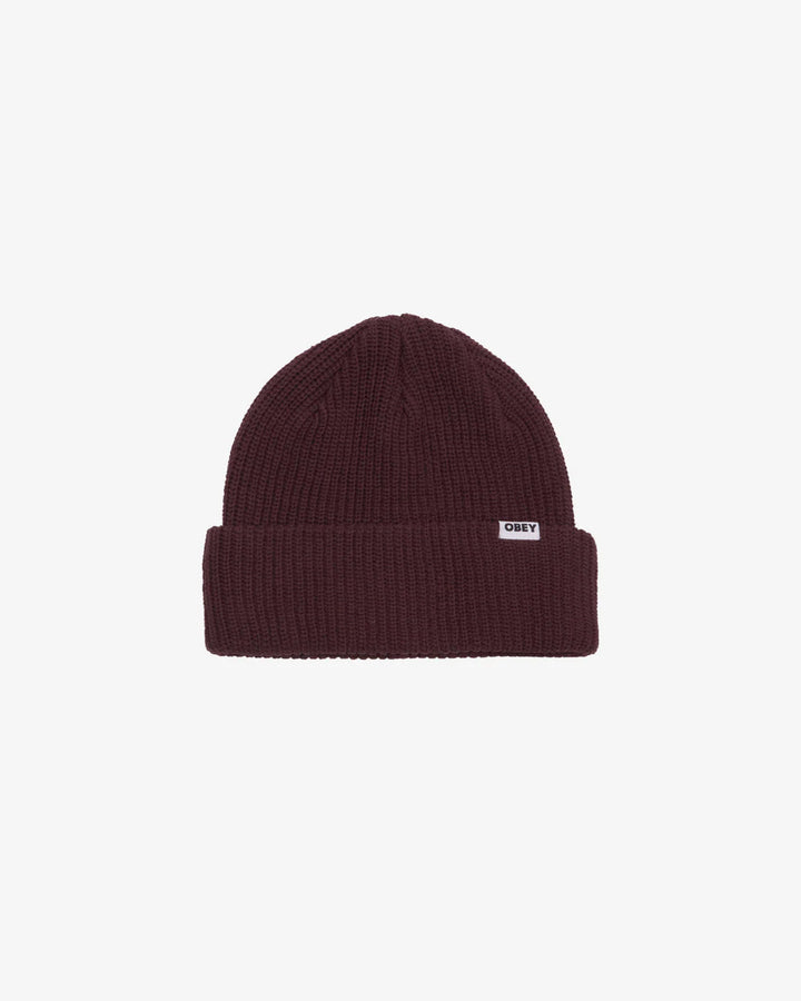 Bold  BEANIE -plum perfect