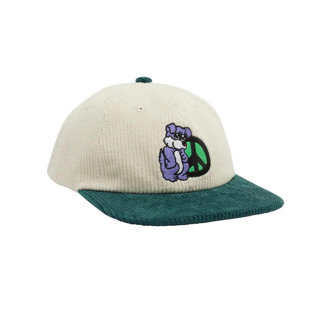 OBEY PEACE PAW 6 PANEL SNAP UNBLEACHED MULTI