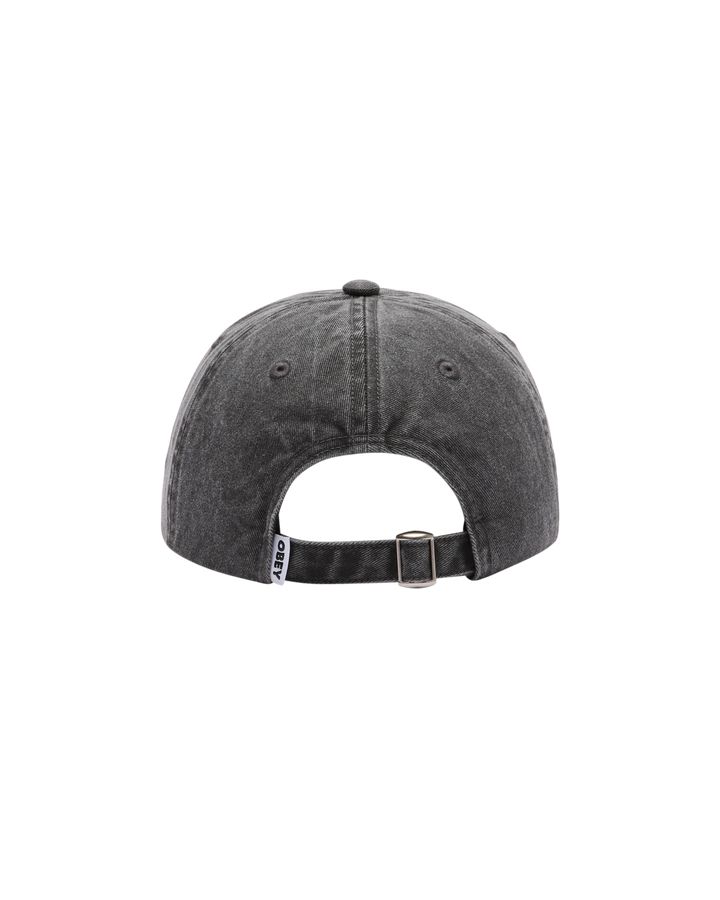 PIGMENT BOLD 6 PANEL STRAPBACK PIGMENT BLACK