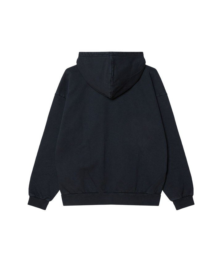 LOWERCASE PIGMENT ZIP HOOD PIGMENT - DARK NAVY