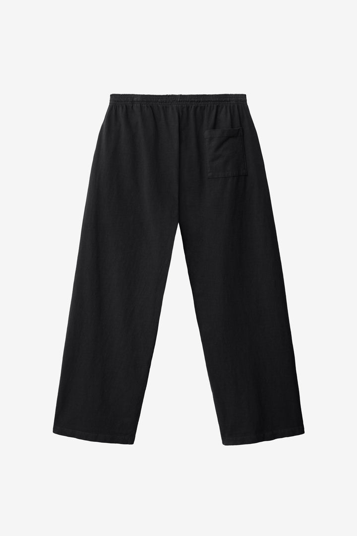 MEN WIDE LEG JERSEY PANT - black