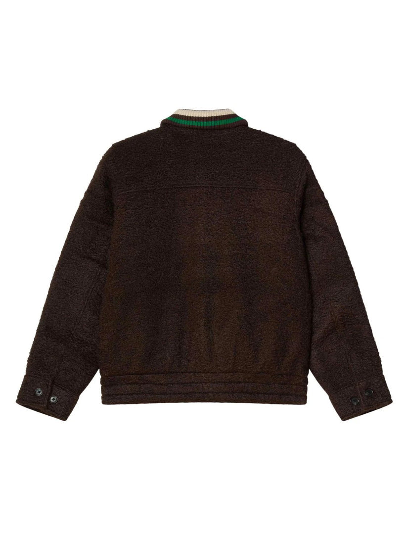 OBEY ARDEN BLOUSON JACKET - JAVA BROWN